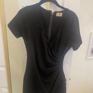 Black wrap dress